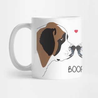 St Bernard Dog Love Boop Mug